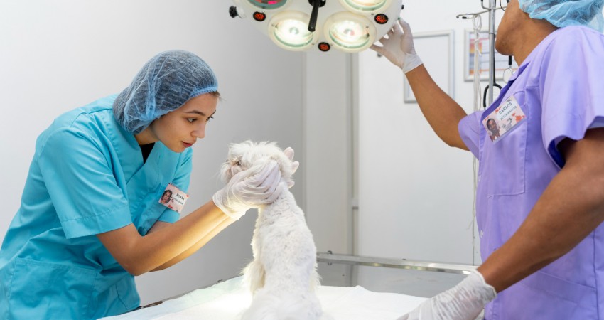 Diagnostic and treatment equipment at Animal Medical Centre